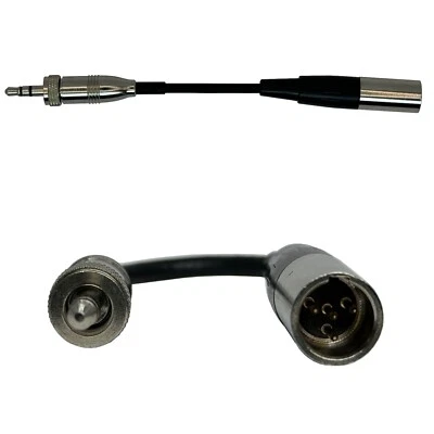 Adapter for Shure Lavalier Microphone to 3.5mm Sennheiser Body Pack Transmitter - Image 1 of 4