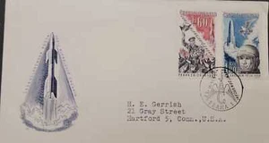 SO) 1961 CZECHOSLOVAKIA, ROCKET, ASTRONAUT, FDC   - Picture 1 of 1