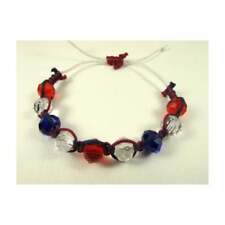 Friendship Bracelet  Red White and Blue Beads - Great British Colours 