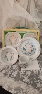 Vintage 1983 Cabbage Patch Kids Royal Worcester 3 piece Dish Set 1st Edition. - Picture 1 of 15