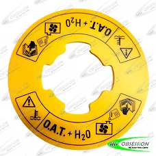 BRAND NEW Genuine MG Rover Coolant OAT Label PAK100380A. MGF/TF/ZR/ZS/ZT/23/45 - Image 1 of 2