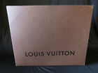 Authentic Louis Vuitton Large Brown Empty Gift Storage Box 17X10x14