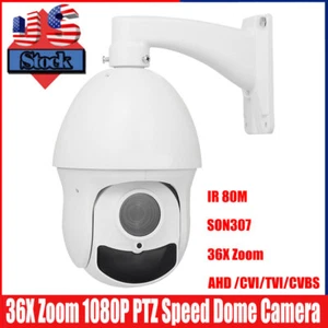 SONY307 CMOS 36X 1080P AHD/TVI/CVI/CVBS 4 in 1 PTZ Speed Dome Camera 80M IR US - Picture 1 of 9