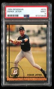 1994 Bowman #633 Derek Jeter Rookie RC PSA 9 Mint HOF Yankees~(KS)