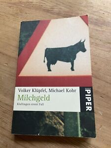 Deutschsprachiges Mysterienbuch ""Milchgeld"" 1. Buch in Reihe von Klüpfel/Kobr