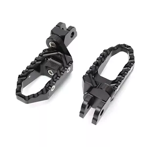 estriberas descensoras delanteras TOUR 25 mm negras para Suzuki DL 1000 XT V-Strom 17-19 - Imagen 1 de 6