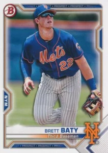 2021 Bowman PROSPECTS #67 BRETT BATY - New York Mets - Bild 1 von 1