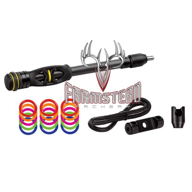 Estabilizador Trophy Ridge Hitman 8" negro con desconexión rápida y eslinga de muñeca #29573 Foto 1 de 1