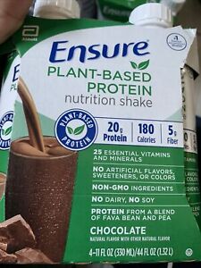 Ensure 100% Plant-Based Vegan Protein Nutrition Shakes with 20g Exp 1April24 4pk