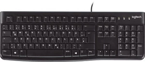 Logitech Tastatur K120, USB, schwarz DE, Business - Bild 1 von 1