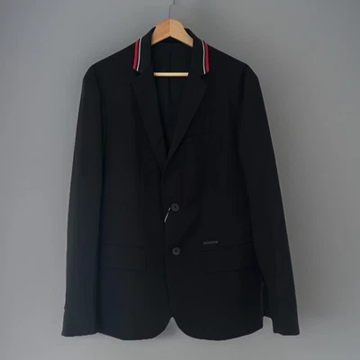 Blazer negro Armani Exchange para hombre (estilo 6GZG55 ZNPHZ) - talla 38 Foto 1 de 4