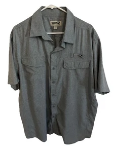 hook and tackle shirt XL Gray Performance Vented Breathable Outdoor - Picture 1 of 5