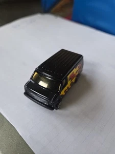 Vintage Corgi Junior Custom Van Fire Ball 1/64 Diecast Plastic Chevrolet 1976 - Picture 1 of 7