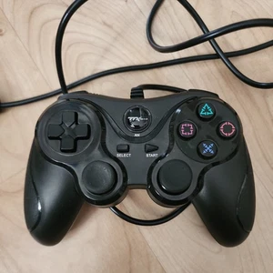 Playstation 2 Controller Analog Wired PS1 Black TTX Tech Tested - Picture 1 of 5