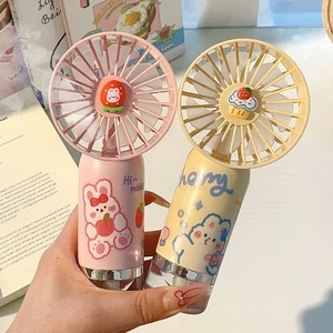 Portable Misting Fan Handheld Person Mister Fan Battery Operated Water Mist Fans - Afbeelding 1 van 23