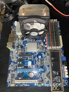 Dell Studio XPS 435T/9000 1366 Motherboard Combo Xeon X5647 12GB RAM I/0 Shield - Picture 1 of 6