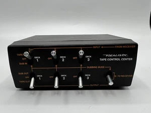 Realistic 3-Deck Stereo Tape Control Center Model No 42-2105 Vintage - Picture 1 of 4