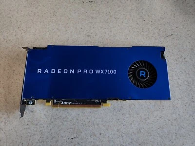 AMD RADEON PRO WX7100  GRAPHICS CARD WX 7100 8GB PCI-E X16 4X Display Ports - Image 1 of 4