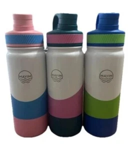 MAYIM Chill Flow 22 Oz Stainless Steel Sports Insulated Water Bottle With Straw - Picture 1 of 13