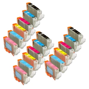 18PK Ink Cartridges Set w/ PC PM for Canon CLI-8 C8 Pixma iP6600D iP6700D - Picture 1 of 1