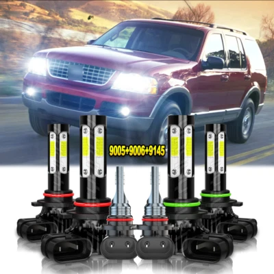 Комбинированные 6 светодиодных противотуманных фар дальнего и ближнего света для Ford Explorer 2002-2005 годов выпуска - Изображение 1 из 4