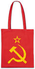 CCCP LOGO Stofftasche Einkaufstasche Sowjetunion Hammer und Sichel Russland