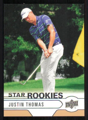 2021 SP Authentic Upper Deck Star Rookies #UDR1 Justin Thomas - Image 1 of 2