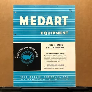 Vtg Fred Medart Products, Inc. ~ Steel Lockers and Wardrobes - Baskets - Catalog - Picture 1 of 3