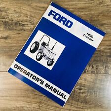 Ford New Holland 1920 Operatorzy ciągników Właściciele Ręczna konserwacja Regulacje