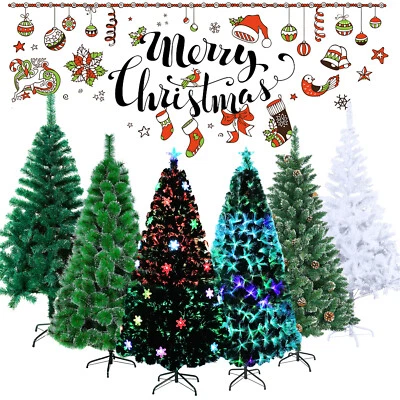 Weihnachtsbaum 120-240cm Weiß Grün Tannenbaum Kunstbaum künstlicher Christbaum # - Bild 1 von 4