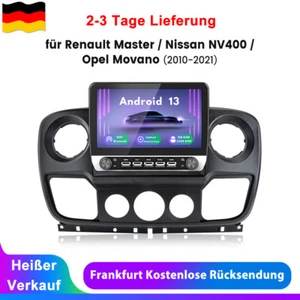 Autoradio Für Renault Master/Nissan NV400/Opel Movano 2010-21 Android 14 SWC 32G - Bild 1 von 17