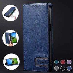 Genuine Leather Wallet Case Flip Cover for Google Pixel 8A/7A/6A/6/7/8/9 Pro - Picture 1 of 33