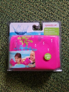 Speedo Fabric Armbands Arm Floaties Pink Kids Ages 2-12 Max Wt. 110 lbs. - Picture 1 of 3