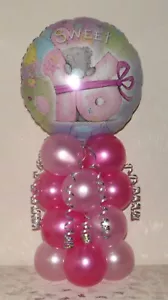 SWEET 16° TATTY TEDDY FOIL PALLONCINO DECORAZIONE TAVOLO ESPOSITORE - 16° COMPLEANNO - Foto 1 di 2
