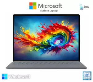 Microsoft Surface Laptop 13.5 Touch i5-7300u 8GB RAM 128GB SSD Win 11 V.GOOD - Picture 1 of 14