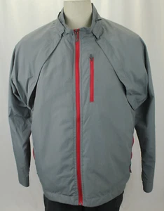 SCOTT E VEST MEN'S GRAY CONVERTIBLE MEDIA JACKET/VEST PACKABLE SIZE L VGC! - Imagen 1 de 8