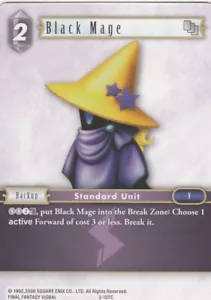 FINAL FANTASY TCG 1 X BLACK MAGE 3-107C - N0T FOIL - LIGHTNING - Picture 1 of 1