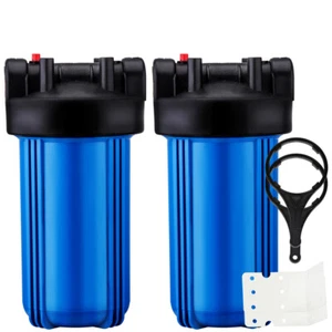 Geekpure Whole House 4.5" x 10" Big Water Filter Housing 1"NPT Pack 2 - Picture 1 of 7