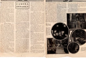 1926 ORIGINAL METROPOLIS SILENT MOVIE CLIPPING FRITZ LANG CARL FREUND SCI-FI - Picture 1 of 1