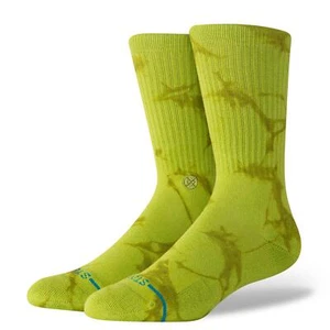 Stance Socks Icon Dye Crew Green Large UK7 to UK11 - Picture 1 of 1