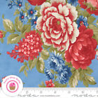 Moda BELLE ISLE 14920 14  Light Blue Floral MINICK & SIMPSON Quilt Fabric