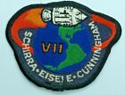 Vintage Embroidered 3 5/8" W Patch - Apollo VII 7 NASA Schirra Eisele Cunningham