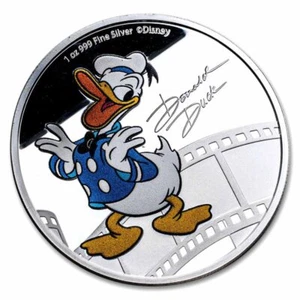 2023 Disney Mickey & Friends – Donald Duck 1oz Silver Coin Niue - Picture 1 of 6