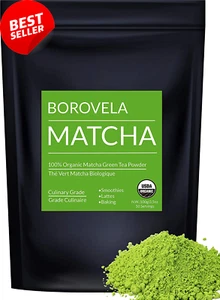 Organic Matcha Green Tea Powder 100g Culinary Grade for Smoothies, Latte, Baking - Picture 1 of 12