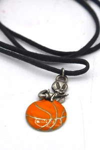 Collana Looney Tunes gioielli basket tweety uccellino corda arancione vintage anni 90 - Foto 1 di 3
