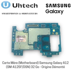 Carte Mère (Motherboard) Samsung Galaxy A12 (SM-A125F/DSN) 32 Go-Origine Démonté - Imagen 1 de 4