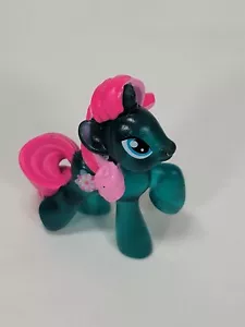My Little Pony FiM Blind Bag Wave #8 2" Neon Transparent Gardenia Glow Figure EC - Picture 1 of 3