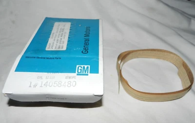 NOS GM Chevy Cavalier 4 dr  1983-84 Stripe rear qtr R.H. 14058480 (Sand Gray) - Image 1 of 4