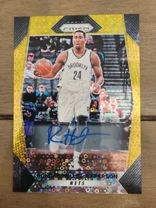 Rondae Hollis-Jefferson 2017-18 Prizm Fast Break GOLD Prizm Auto /10 - Picture 1 of 2
