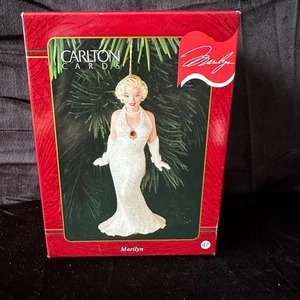 Vintage 1996 Carlton Cards commemorative Marilyn Monroe Ornament - Picture 1 of 6